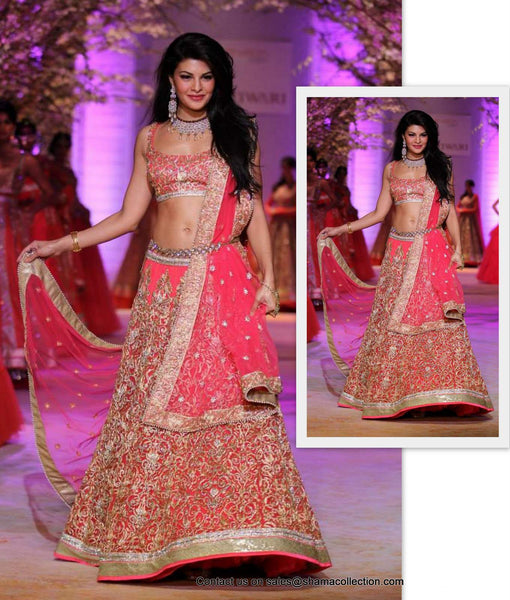 Jacqueline fernandez cheap pink lehenga